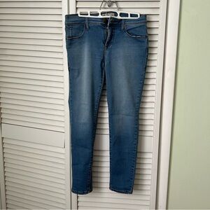 Free People Blue Skinny Jeans Medium Wash